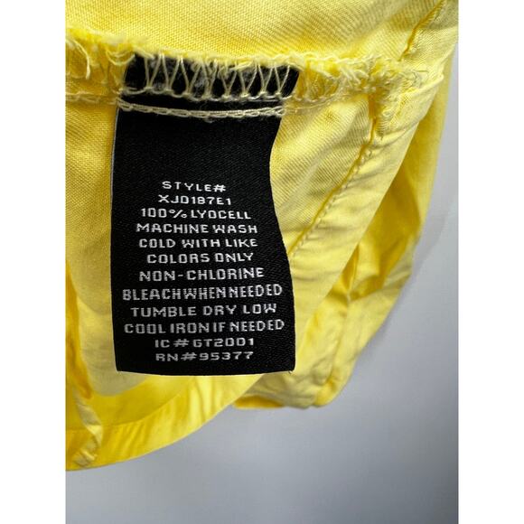 Sanctuary Jacket Womens Lightweight Snap Front Utility Yellow Size M New - Picture 5 of 8